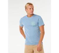 Rip Curl Vaporcool Search 3 Stacks T-Shirt faded denim Herren Gr. L