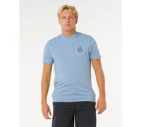 Faded Denim Rip Curl Wettie Passage Icon Short Sleeve T-shirt Blau M Mann