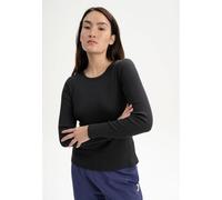 Ripp Langarmshirt Style MEHAR | von MELA | Fairtrade & GOTS zertifiziert SCHWARZ S