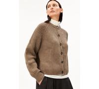 RIPP-STRICKJACKE | Bio-Woll Mix - braun (XXL)