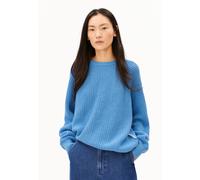 RIPPSTRICKPULLOVER | Bio-Woll Mix - blau (XXL)