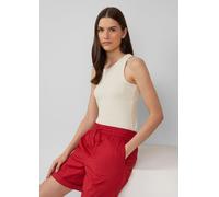 Ripp-Top im Slim Fit mit Stickerei 48 creme 2166352.0750.48