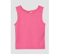 s.Oliver RED LABEL Slim Fit Tank Top mit Cut Out am Rücken in Pink, Größe 92