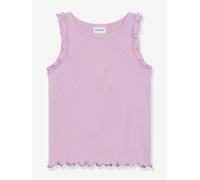 Ripp-Top mit Rüschen Mädchen MINYMO lavandel Gr. 116