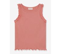 Ripp-Top mit Rüschen Mädchen MINYMO pfirsichrosa Gr. 122