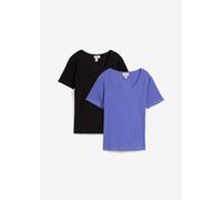 Rippshirt mit reiner Bio-Baumwolle (2er Pack) 48/50 (XL)