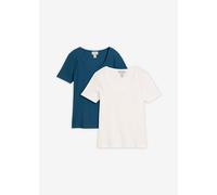 Rippshirt mit reiner Bio-Baumwolle (2er Pack) 52/54 (XXL)