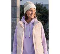 Rippstrick Beanie im Two-Tone-Look