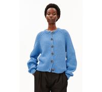 RIPPSTRICK-CARDIGAN | Bio-Woll Mix - blau (M)