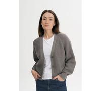 Rippstrick Cardigan Style BHUMA | von MELA | Fairtrade & GOTS zertifiziert BEAR MELANGE XS