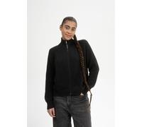 Rippstrick Jacke KAMUKA | von MELA | Fairtrade & GOTS zertifiziert SCHWARZ S