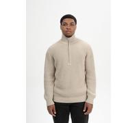 Rippstrick Troyer UDAI | von MELA | Fairtrade & GOTS zertifiziert KIESEL MELANGE M