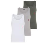 Ripptanktop HUGO UNDERWEAR, Herren, Gr. XXL (56), open miscellaneous 990, Feinripp, Obermaterial: 100% Baumwolle, Basic, hüftlang, Rundhals, Tops, Basic, Rundhals (13851969-XXL) open miscellaneous 990
