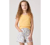 Ripptanktop LEVI'S KIDS "LVG MEET AND GREET RIBBED TANK", Mädchen, Gr. 14 (158), levi's flax, Obermaterial: 95% Baumwolle, 5% Elasthan, Rundhals, Tops Ripptanktop, for GIRLS (33334659-14)