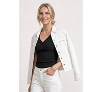 Ripptanktop STREET ONE, Damen, Gr. 44, schwarz, Rippware, Obermaterial: 96% Baumwolle, 4% Elasthan, unifarben, körpernah hüftbedeckend, V-Ausschnitt, Tops, Sommertop mit V-Neck (78595258-44) schwarz
