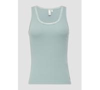 QS Damen 2162985 Top mit Spitze, 7217, XXL