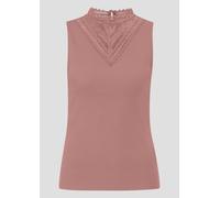 Ripptop mit Spitzeneinsatz XS Rosa 2170583.4418.XS