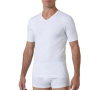 Risalti Bambus Tshirt Herren V Ausschnitt - Bambus T Shirt Männer Kurzarm Ohne Naht und Etiketten, Atmungsaktive Unterziehshirt Herren aus Viskose, Weicher als Baumwolle, Bequem - Made in Italy