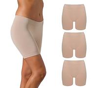 Risalti Radlerhose Damen Kurz Für Kleid Anti Scheuern 3 STK - Nur Die Reibungslos Shorts Microfaser, Anti Scheuern Oberschenkel Damen, Oberschenkel Reiben Schutz - Made in Italy