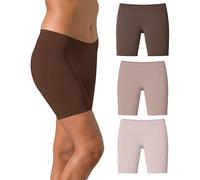 Risalti Radlerhose Damen Kurz Für Kleid Anti Scheuern 3 STK - Nur Die Reibungslos Shorts Microfaser, Anti Scheuern Oberschenkel Damen, Oberschenkel Reiben Schutz - Made in Italy