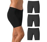 Risalti Radlerhose Damen Kurz Für Kleid Anti Scheuern 3 STK - Nur Die Reibungslos Shorts Microfaser, Anti Scheuern Oberschenkel Damen, Oberschenkel Reiben Schutz - Made in Italy