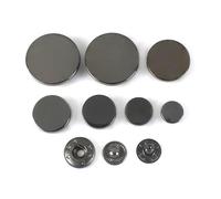 Risdany 10 Sets 10/12/15/18/20/25 mm Metall-Druckknöpfe für Jeans, Taschen, dekorative Knöpfe, Kleidung, Nähknöpfe, Bastelzubehör,D3-8-Silber,20mm