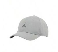 Rise Structured Metal Jumpman Unisex Hat Light Grey