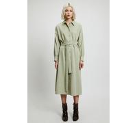 Rita Row Hemdblusenkleid KING aus recyceltem Polyester Dusty Green (Grün) M