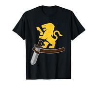 Ritter Kostüm Hemd Mittelalter Hemd Herren Tunika für Jungen Kinder T-Shirt