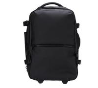 Riuulity Kompressionsreise -Rucksack Großer Kapazität Regenerd Multi -Kompartiment Erweiterbarer Koffer -Rucksack mit Verborgenen Rädern, für Reisen, Geschäft, Studium