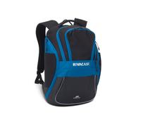 Riva Case 5225 Sportrucksack für Laptop 15,6", blau-schwarz, 20 l