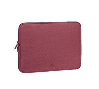 Rivacase 7704 Laptophülle 14 Zoll, Rot | Laptophülle für Notebook und MacBook, wasserabweisend, für Arbeit, Uni und Reisen