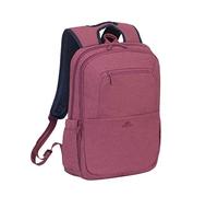 Rivacase 7760 Laptop-Rucksack 15,6 Zoll, Rot | Laptop-Rucksack für Notebook und Tablet, wasserfest, mit Trolley-Gurt, ideal für Reisen