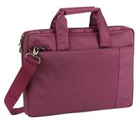 RIVACASE Notebooktasche bis 13.3“ - Moderne Tasche mit Zusatzfächern und extra verstärkten Seitenwänden - Lila