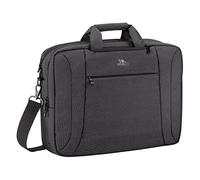 RIVACASE 8290 Tasche für Laptops bis 15.6" - Wandelbare 2 in 1 Notebooktasche/Rucksack mit stoßdämpfendem Innenmaterial - Schwarz