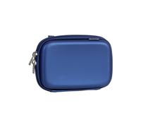 RIVACASE Tasche für Festplatten bis 2.5“ - Schickes Hart Case aus wetterbeständigen Material und Platz für Zubehör - Blau