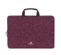 RIVACASE 7913 Laptop Hülle 13.3 mit Griffen burgundrot