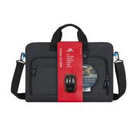 Rivacase BUNDLE Laptoptasche 17.3'' + Kabellose Maus (63837)