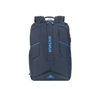 Rivacase Gaming-Rucksack Borneo 7861 – bis 17,3 Zoll, wasserabweisend, Marine Blau