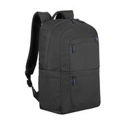 Rivacase Laptop-Rucksack 16 Zoll – wasserabweisend, modern – für Damen & Herren, schwarz