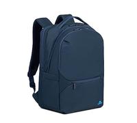 Rivacase Laptop Rucksack 24L bis 15,6 Zoll - 29 x 43 x 18 cm. - wasserfester Tagesrucksack für Damen und Herren, Urban Backpack für Business, Reisen, Sport, Uni, Schule (Dunkelblau)