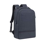 Rivacase Laptoprucksack der speziell für Gamer entwickelt wurde - perfekt auch für Business und Reisen - Laptop bis 17.3 Zoll mit zusätzlichem Fach für Tablet bis 10 Zoll / 8365 (Schwarz)