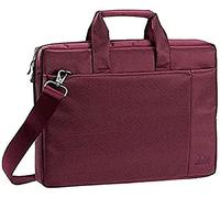 RIVACASE Laptoptasche bis 15.6“ - Kompakte Tasche mit zusätzlich gepolsterten Notebookfach und viel Stauraum - Lila