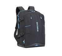 Rivacase Multifunktionaler Eco Laptop Rucksack bis 17,3 Zoll für Gamer - Geräumiger Notebook-Rucksack aus hochwertigem wasserabweisendem Material ideal für Reisen