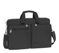 Rivacase Laptoptasche Tiergarten 8550 – bis 17,3 Zoll, wasserfest, 2 Außenfächer – Schwarz