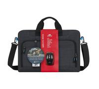 RivaCase Regent 8058 - Notebook-Tasche 17,3 Zoll & Maus, schwarz