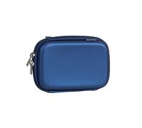 RIVACASE Tasche für Festplatten bis 2.5“ - Schickes Hart Case aus wetterbeständigen Material und Platz für Zubehör - Blau