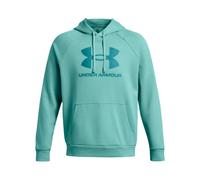 Hoodie mit Label-Print Modell 'Rival' XL men Tuerkis