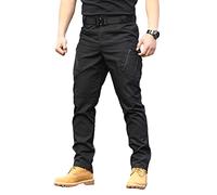 Rivccku Herren Cargo Hose Combat Hose Arbeitshose Männer Tactical Hose Atmungsaktiv Outdoor Funktionshose Baumwolle Hose mit Multi Taschen