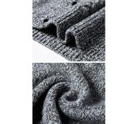 Rivccku Herren Kaschmir-Strickjacke V-Ausschnitt mit Knöpfen - 100% Reines Kaschmir, Warme Langarm-Cardigan für Herbst & Winter